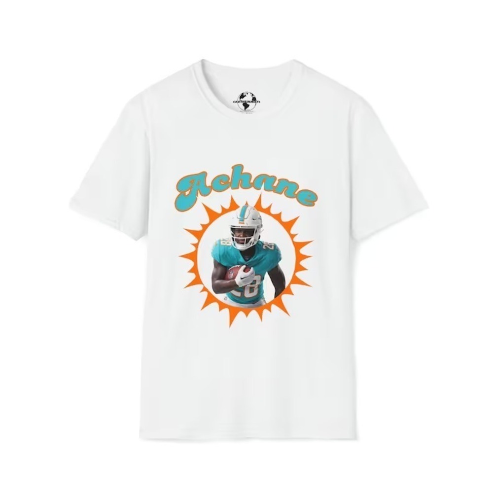 Devon Achane Miami Dolphins Graphic Tshirt